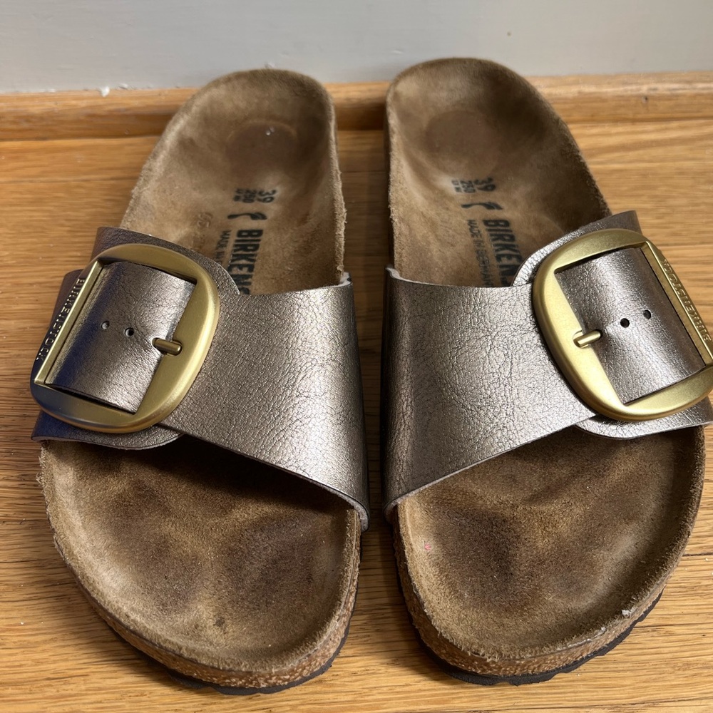 Birkenstock Madrid Big Buckle Sandal Graceful Taupe